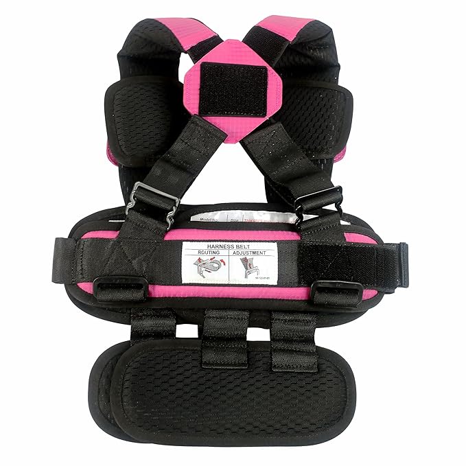 RideSafer - Small Pink, Lightweight, Compact, Portable Car Seat - Perfect for Travel and Everyday Child Safety (Pack of 6)