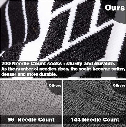Hylaea No Show Running Athletic Anti-Blister Wicking Coolmax Socks, Seamless Anti-odor