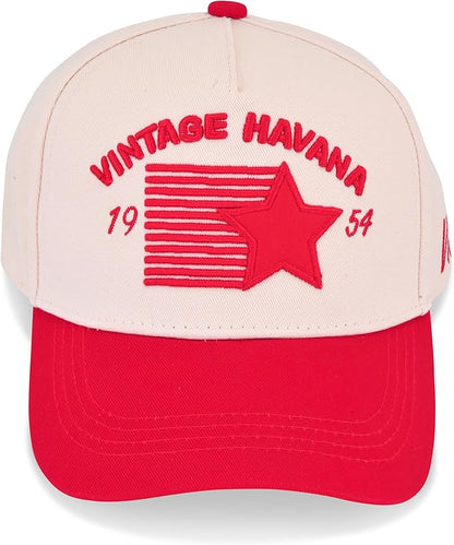 VINTAGE HAVANA Trucker Hats Women & Men | Western Retro Snapback Hat | Cute Trendy Fashion Baseball Cap | Tan Green Brown Red