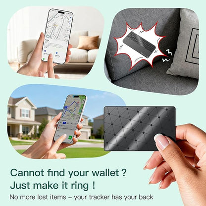 Smart Tracker [Apple MFi Certified] with Apple Find My, Bluetooth Wallet Finder, Smart Tag GPS Locator Tracking Device, 5-10 Staying Power, Item Finder for Keys, Wallet, Luggage, Pet, Bag