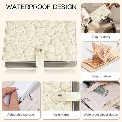 Travel Jewelry Organizer Case,Jewelry Storage Roll Bag for Women,Tangle-Free Portable Storage for Necklaces & Earrings/Rings/Bracelets,Jewelry Storage Book, Waterproof Organizer Bag