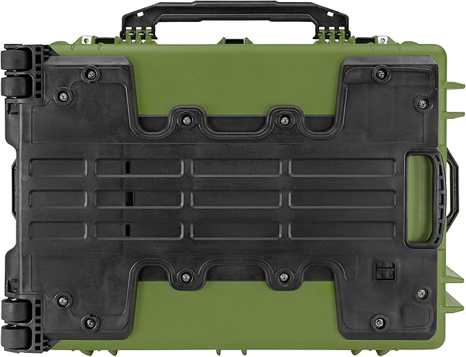 Eylar 31.5" X-Large Protective Roller Hard Case for Cameras, Drones, Tools, and AV Equipment with IP67 Waterproof, Shock Resistant, and Customizable Foam Inserts (OD Green)