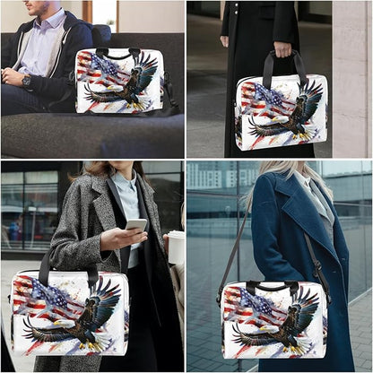 Laptop Bag Bohemian Mandala Laptop Satchel Briefcase Adjustable shoulder Carrying for MacBook Pro 16 inch