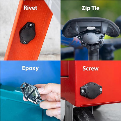 Elevation Lab AirTag Universal Mount (2 Pack) - TagVault™ - The AirTag Everything Mount | IP69 Waterproof, Security Tool, Discreet