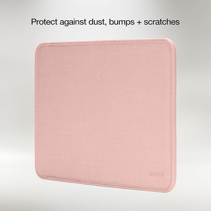 Incase ICON Sleeve with Woolenex - MacBook Air 13 inch Case - 2025, 2024, 2023, 2022, M4, M3, M2 - Fitted MacBook Case, Laptop Sleeve, Hard Cover, Durable, Lightweight - Blush Pink