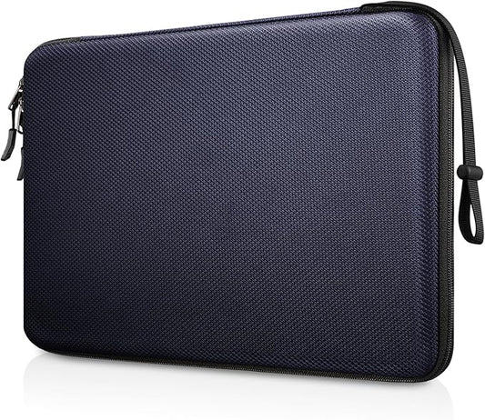 FINPAC Hard Laptop Sleeve Case for 13 inch MacBook Air M4 2025 A3240 M3 2024 A3113, 14 inch MacBook Pro M5/M4/M3/M2 A3434 A3401, 13" Air/Pro, Waterproof Case for Dell, Surface Laptop, HP, Deep Blue