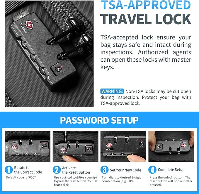 Kuvictewl Vacuum Backpack for Travel, 60L Expandable Travel Backpack with Vacuum Compression Seal System, Water Resistant, TSA Lock, Carry-On Suitcase Luggage - Pump Included