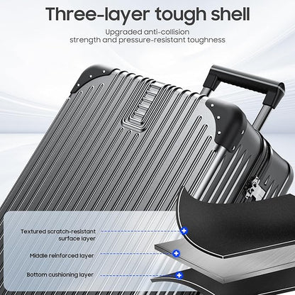 20 Inch carry on luggage airline approved Lightweight carry on luggage 22x14x9 airline approved with TSA lock 8 Double Spinner Wheels Hard Shell Luggage Suitcase with TSA Lock suitcases with wheels