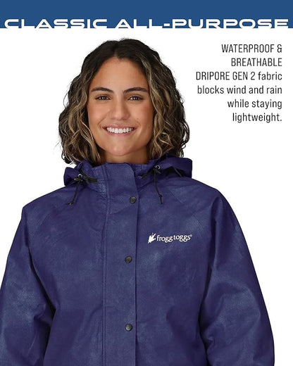 FROGG TOGGS Women's Classic All-Purpose Waterproof Breathable Rain Suit