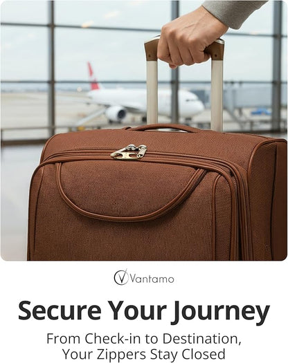 Vantamo Premium 4 Zipper Clips Anti Theft for Backpack, Luggage & Purse, Pull Replacement Zipper Locks, Purse Clip for Travel
