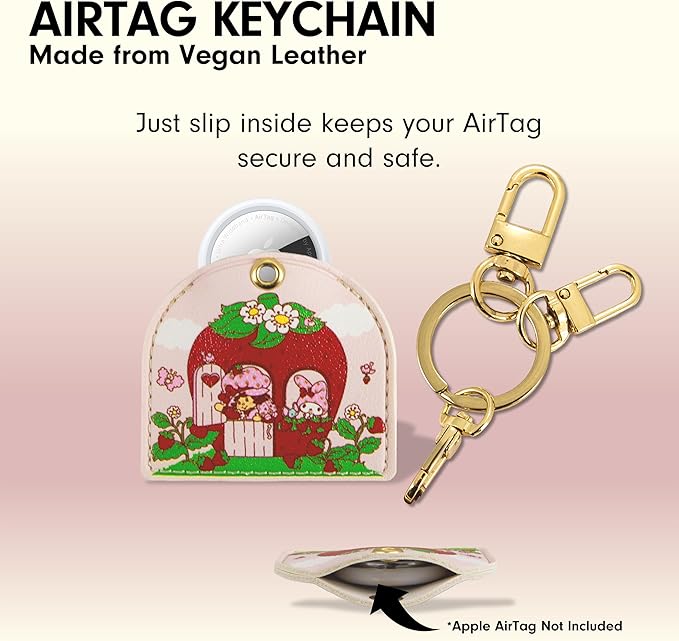 Sonix Keychain Case Compatible with Apple AirTag (My Melody x Strawberry Shortcake)