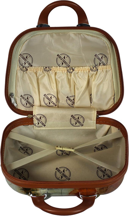World Traveler VentureX Airline Approved 2-Piece Carry-On Luggage Set – Lightweight Hardside Polycarbonate Suitcase with Spinner Wheels - Europe