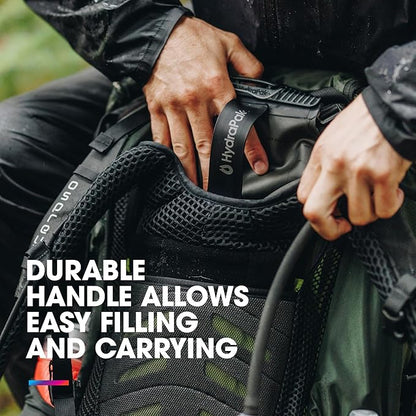Hydrapak Force Ultra-Durable Water Bladder/Reservoir for Hydration Backpacks, 2L or 3L, Insulated Tube, Safe & Reliable