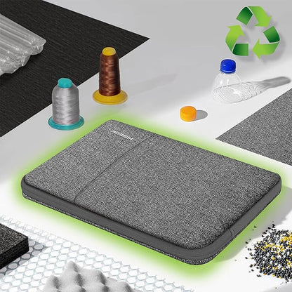 Slim Laptop Case 13.3 14 inch Sleeve, Rainproof & Shockproof Carrying Case for Notebooks Compatible with MacBook Pro 14" and All Models 13.3" MacBook Air/Pro, Most Popular 13"-14" PC,Dark Gray