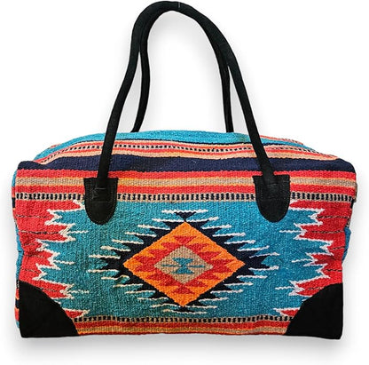 Southwestern Large Weekender Travel Bag Western Duffle Bag Boho Travel Bag