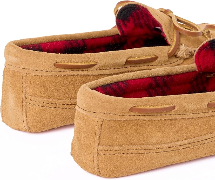 Minnetonka Men's Double Bottom Fleece Slipper