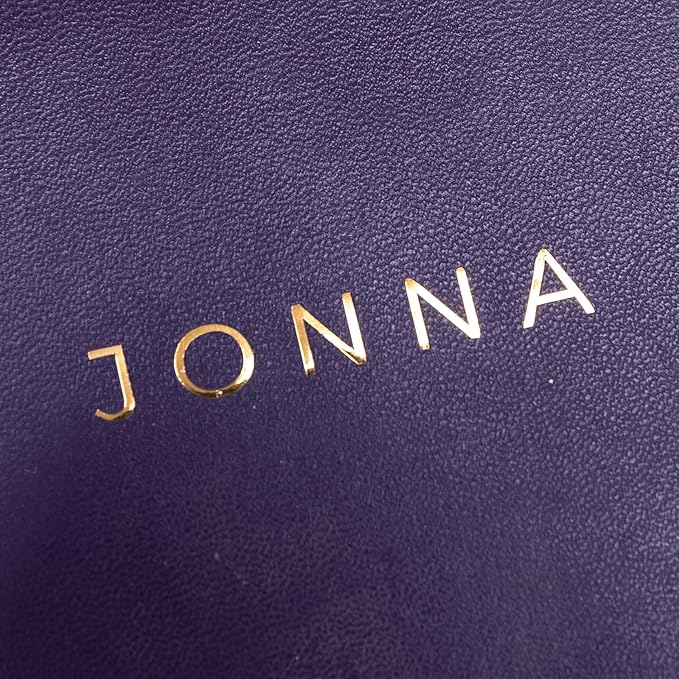 Angelina's Palace Personalized Jewelry Case with Name Engraved,Custom Leather Travel Jewelry Organizer Box for Rings,Earrings,Necklaces,Birthday Bridesmaid Gift For Women
