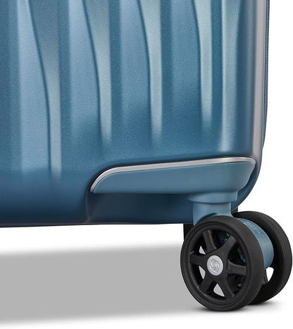 Samsonite UpLIFT Large Checked Hardside Luggage with Spinner Wheels - Airline-Approved, TSA Lock, Adjustable Handle System - Polycarbonate Hard Suitcase for Ultra Lightweight Travel - Elemental Blue