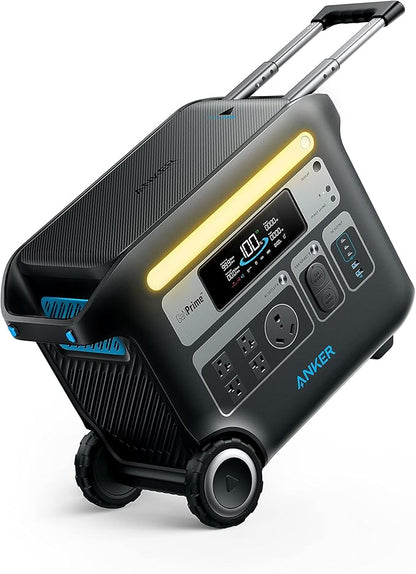 Anker SOLIX F2000 Portable Power Station, Powerhouse 767, 2400W Solar Generator, GaNPrime Battery Generators for Home Use, LiFePO4 Power Station for Outdoor Camping, and RVs (Solar Panel Optional)