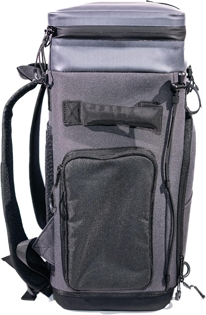Convertible Cooler Backpack with Dry Storage by JustinCASE | Waterproof Travel Cooler Bag for Drinks, Clothes & Trips