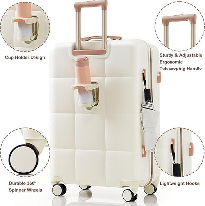 Hardside Suitcase with Spinner Wheel Lightweight TSA Lock