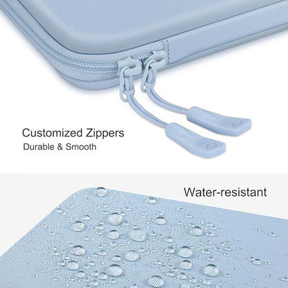 FINPAC Hard Laptop Sleeve Case for 15.3 inch MacBook Air M4 A3241 M3 A3114 M2 A2941 2025 2024, 16.2 inch MacBook Pro M4/M3/M2/M1 Pro/Max, Waterproof Case for Surface Laptop/Book, Ice Blue