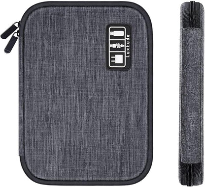 Luxtude Cord Organizer Bag, Travel Cable Organizer Bag, Electronic Organizer Travel Case for Chargers and Cords, Tech Bag & Charger Case, Flying Essentials for Electronics Items/USB,etc