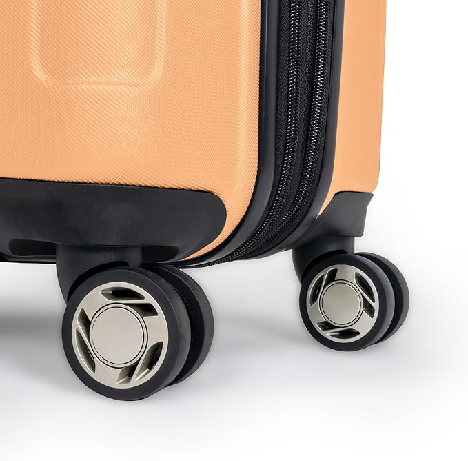 Kenneth Cole REACTION Renegade Luggage Expandable 8-Wheel Spinner Lightweight Hardside Suitcase, Dreamsicle, 28-Inch Checked