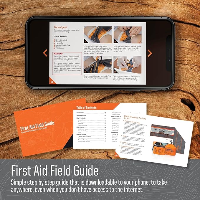 Compact First Aid Kit, Medical Grade Adhesive, Emergency Response Kit, 1 Pound (Full Kit, 2, Count)