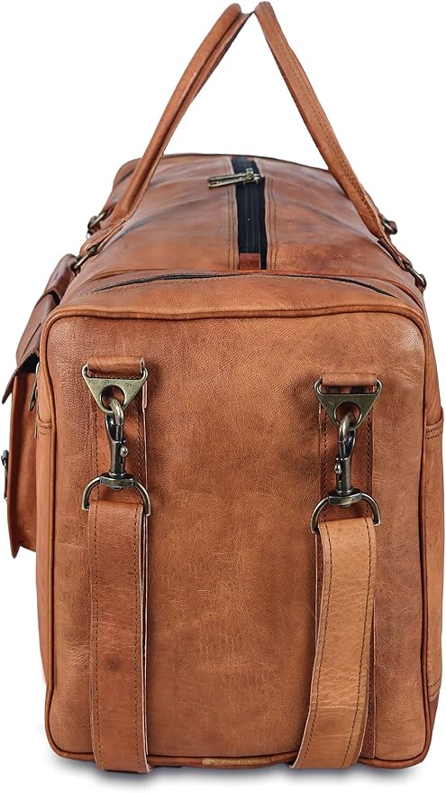 Large 32 inch duffel bags for men holdall leather travel bag overnight gym sports weekend bag