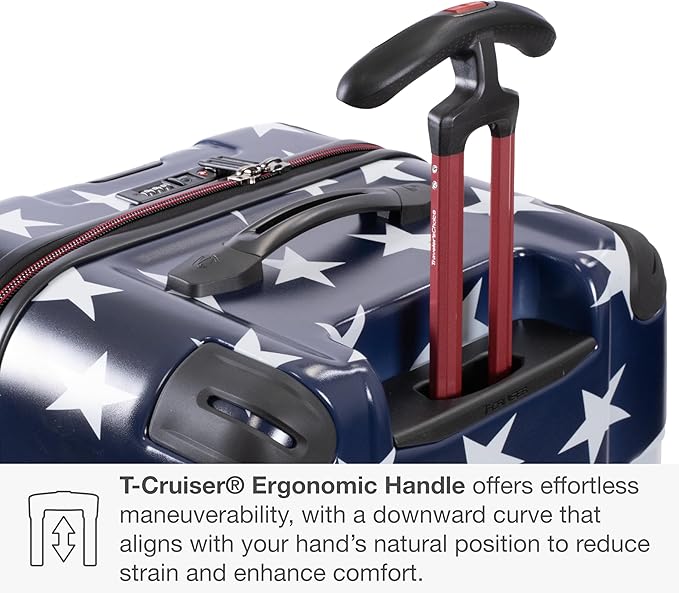 Traveler's Choice Maxporter II 30" Hardside Spinner Trunk Luggage, TSA Lock, American Flag