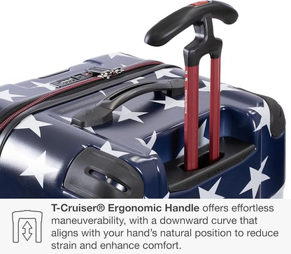 Traveler's Choice Maxporter II 30" Hardside Spinner Trunk Luggage, TSA Lock, American Flag