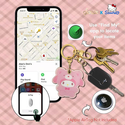 Sonix x Sanrio Keychain Case Compatible with Apple AirTag | Protective Cover Keychain | My Melody Latte Bears