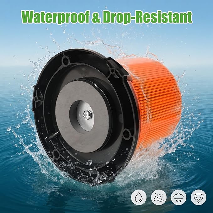 10L0L Golf Cart Flashing Safety Warning Light - Waterproof & Dustproof 12-80V Wide Voltage with 3M Cable for School Bus, Police Car, Yacht, Golf Cart
