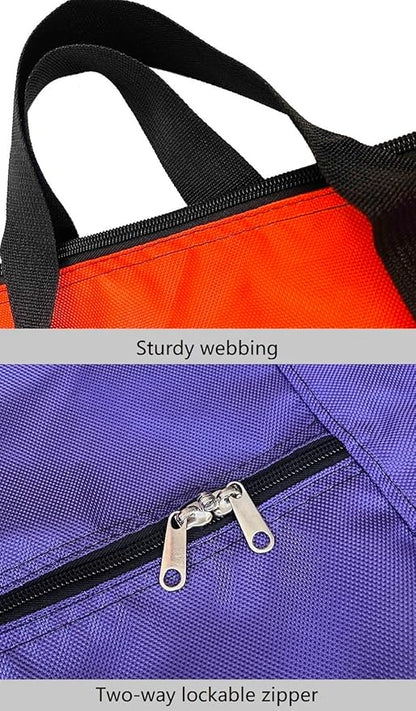 Extra Large Storage Duffle Bag with Zippers and Handles, Big Foldable Duffle Bag for Travel