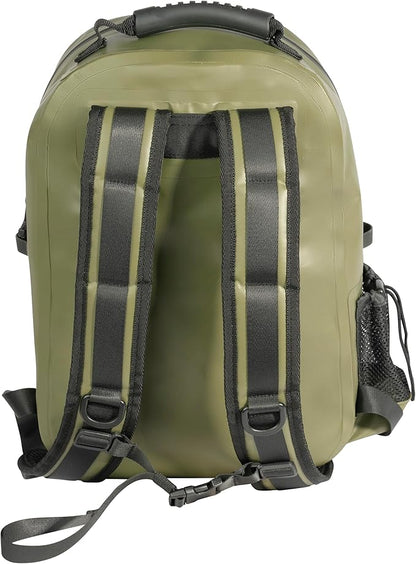 Rothco Waveguard Waterproof Backpack – Dry Storage Bag Hiking Boating Kayaking Canoeing Travel Beach Sack - Olive Drab