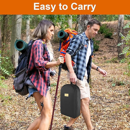 Camp Kitchen Organizer, Multi-Pocket Camping Cooking Utensils Set Bag, Waterproof Portable Silverware Plates Storage for BBQ Outdoor Cookware Kit Essentials, RV Kitchen Supplies Must Haves
