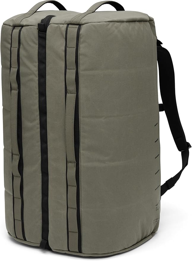 Db Journey Roamer Pro Split Duffel Bag, Travel Duffel Backpack, Convertible Weekender & Carry On with Roller Bag Hook-Up, 50L - Forest Green