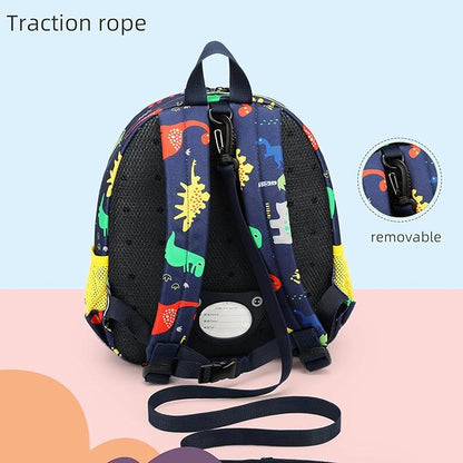 willikiva 3D Dinosaur Backpack Toddler Backpacks for Boys and Girls Kids Backpack Waterproof Preschool Safety Harness Leash (Roar)