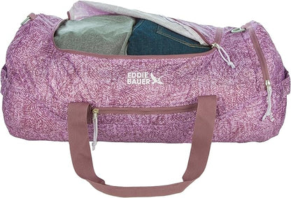Eddie Bauer Stowaway Packable Duffel Bag | Travel | Foldable | Lightweight | Durable | Ripstop Polyester