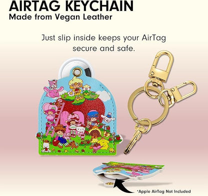 Sonix x Sanrio Keychain Case Compatible with Apple AirTag | Protective AirTag Cover Keychain Charm | Hello Kitty & Friends x Strawberry Shortcake