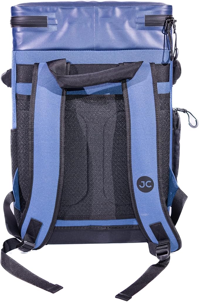 Convertible Cooler Backpack with Dry Storage by JustinCASE | Waterproof Travel Cooler Bag for Drinks, Clothes & Trips
