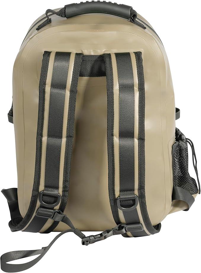 Rothco Waveguard Waterproof Backpack – Dry Storage Bag Hiking Boating Kayaking Canoeing Travel Beach Sack - Desert Sand