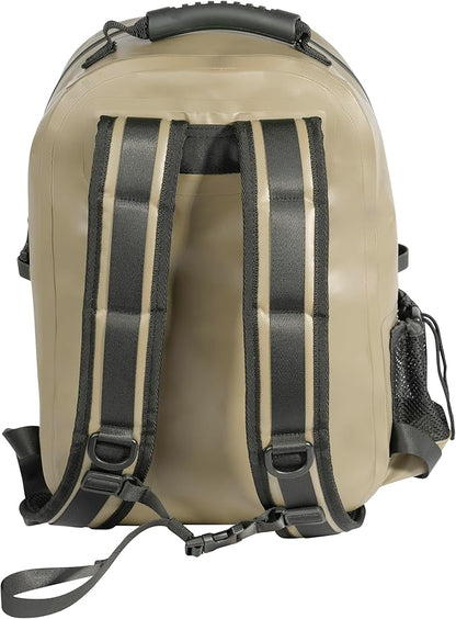 Rothco Waveguard Waterproof Backpack – Dry Storage Bag Hiking Boating Kayaking Canoeing Travel Beach Sack - Desert Sand