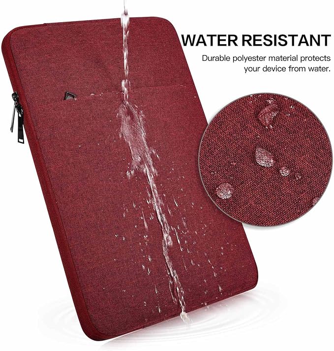 Laptop Case Sleeve 14 inch for HP Pavilion 14, Stream 14, Chromebook 14, Dell Inspiron 14, Lenovo Flex 5, Lenovo ideapad 14, ASUS Zenbook 14, Computer Sleeve 14.5 inch Carrying Bag -Wine Red