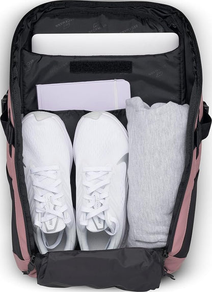 Beckmann STREET GO – Bold & Stylish Ergonomic backpack for Teens & Adults, Versatile & Functional, 26L Capacity expands to 31L - Sustainable & Durable - Water-Resistant, Lightweight. ASH ROSE