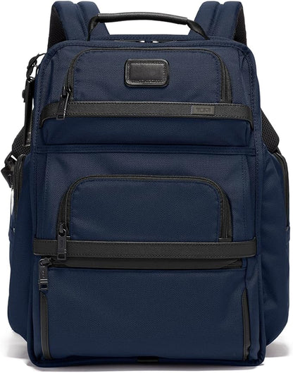 TUMI - Alpha Brief Pack - Men's Laptop Backpack with Padded Adjustable Straps - Fit up to 15" Screen - 17.0" X 12.0" X 8.0" - Navy