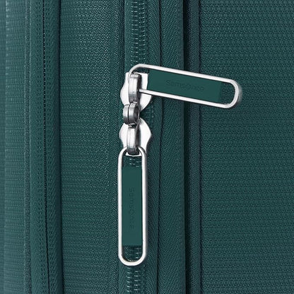 Samsonite UpLIFT Lightweight Medium Checked Softside Luggage with Spinner Wheels - Expandable - Airline-Approved, Polyester Soft Suitcase for Ultra Light Travel - Emerald Green