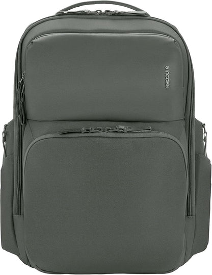 Incase A.R.C. Commuter Backpack 26L – Work and Laptop Bag – Fits up to 16 inch Laptop and MacBook – RFID Pocket, 6 Zippered Compartments, Tablet Sleeve – Everyday and Travel Backpack – Smoked Ivy