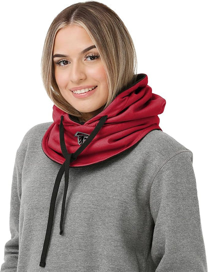 NFL Team Logo Team Color Drawstring Winter Cap Hooded Gaiter Balaclava Face Cover